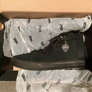 VANS Sk8 High Metallica James Hetfield BLK/BLK Suede Men's Shoes Size 10 NIB